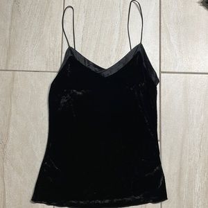 Banana Republic - Black Velvet Tank Top